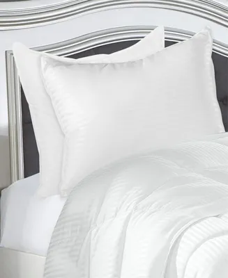 Superior Stripe Down Alternative Medium Firm Back Neck Support 2-Pack Pillows