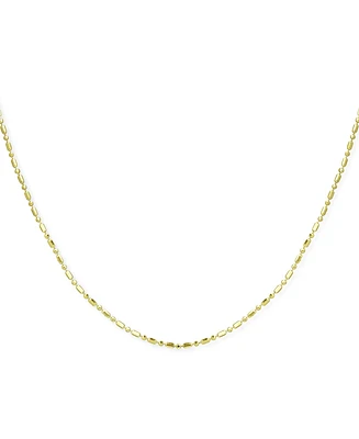 Giani Bernini Dot & Dash Link 24" Chain Necklace in 18k Gold-Plated Sterling Silver, Created for Macy's