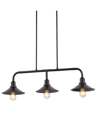 Cade 3-Light Metal Farmhouse Industrial Led Pendant