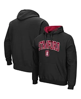 Men's Black Stanford Cardinal Arch Logo 3.0 Pullover Hoodie