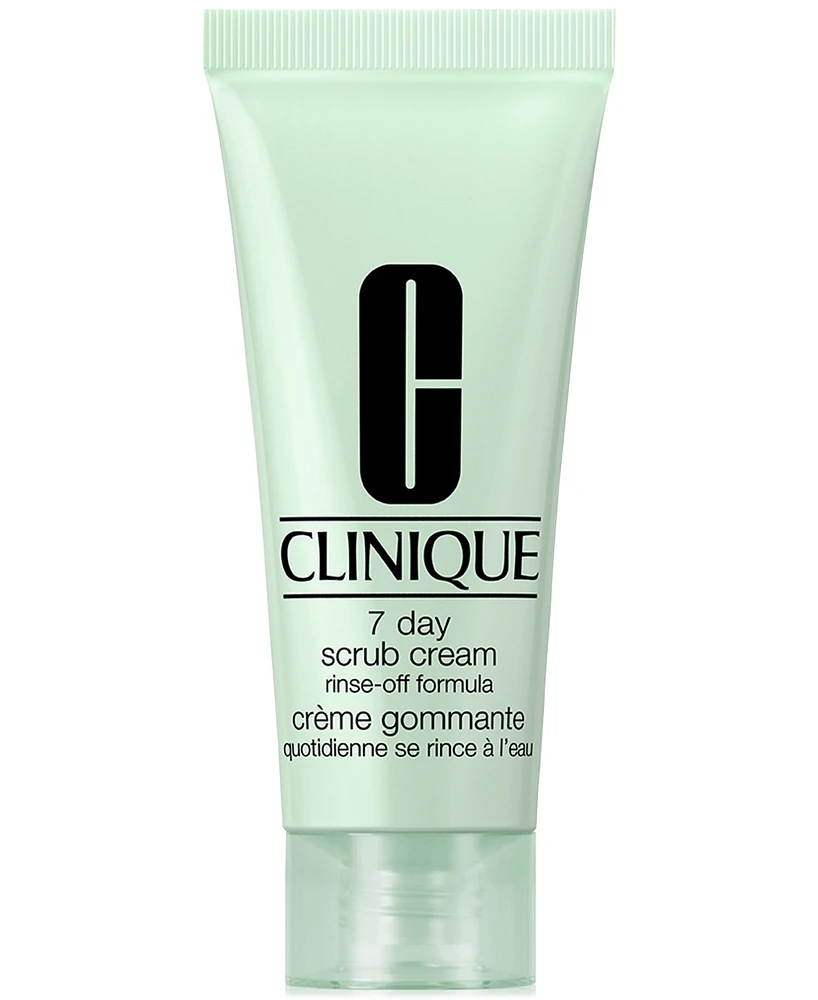 Clinique Mini 7 Day Face Scrub Cream Rinse-Off Formula, 0.5 oz
