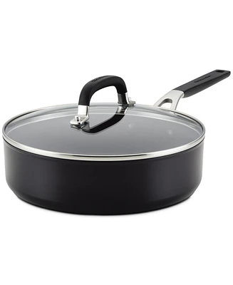 KitchenAid Hard Anodized Nonstick 3 Quart Saute Pan with Lid