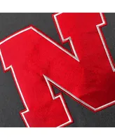 Big Boys Charcoal Nebraska Huskers Logo Pullover Hoodie
