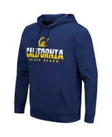 Men's Colosseum Navy Cal Bears Lantern Pullover Hoodie