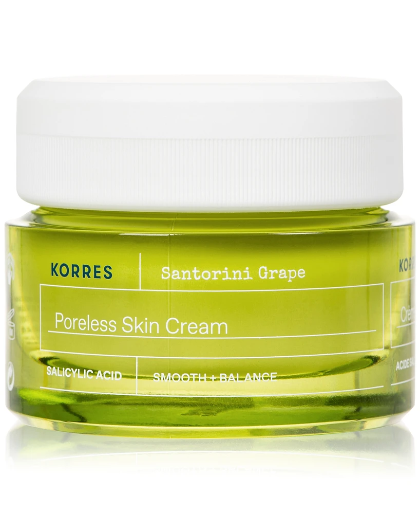 Korres Santorini Grape Poreless Skin Cream, 1.35 oz.