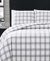 London Fog Plaid Flannel 3-Pc. Comforter Set, Full/Queen