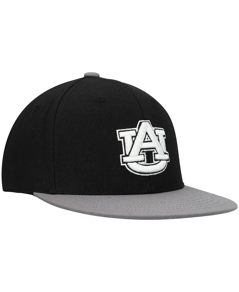Men's Top of the World Black, Gray Auburn Tigers Team Color Two-Tone Fitted Hat