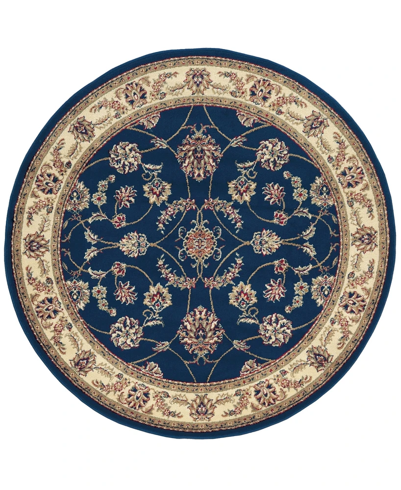 Closeout! Km Home Pesaro 5'3" x 5'3" Round Area Rug
