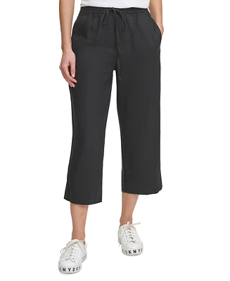 Dkny Pull-On Wide-Leg Pants