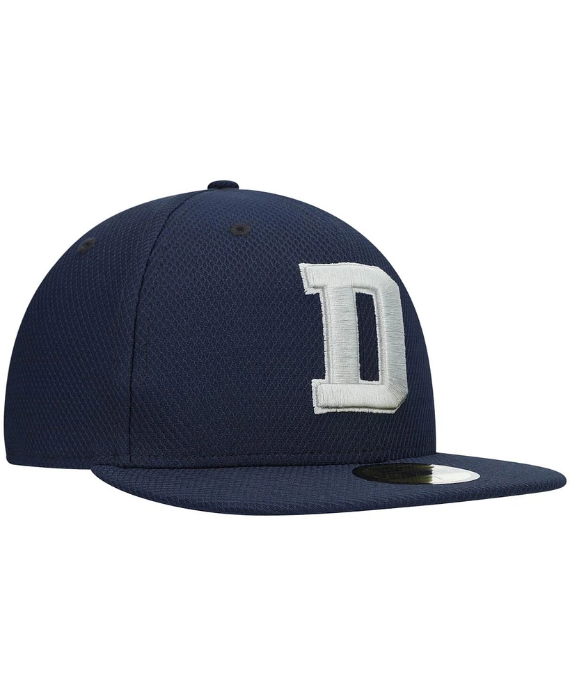 Men's New Era Navy Dallas Cowboys Coach D 59FIFTY Fitted Hat