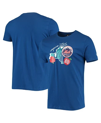 Men's New Era Royal New York Mets City Cluster T-shirt