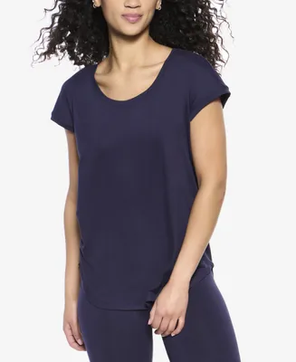 Women's Textured Slub Knit Muscle Tee