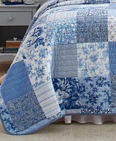 Laura Ashley Paisley Patchwork Reversible 3-Pc. Quilt Set
