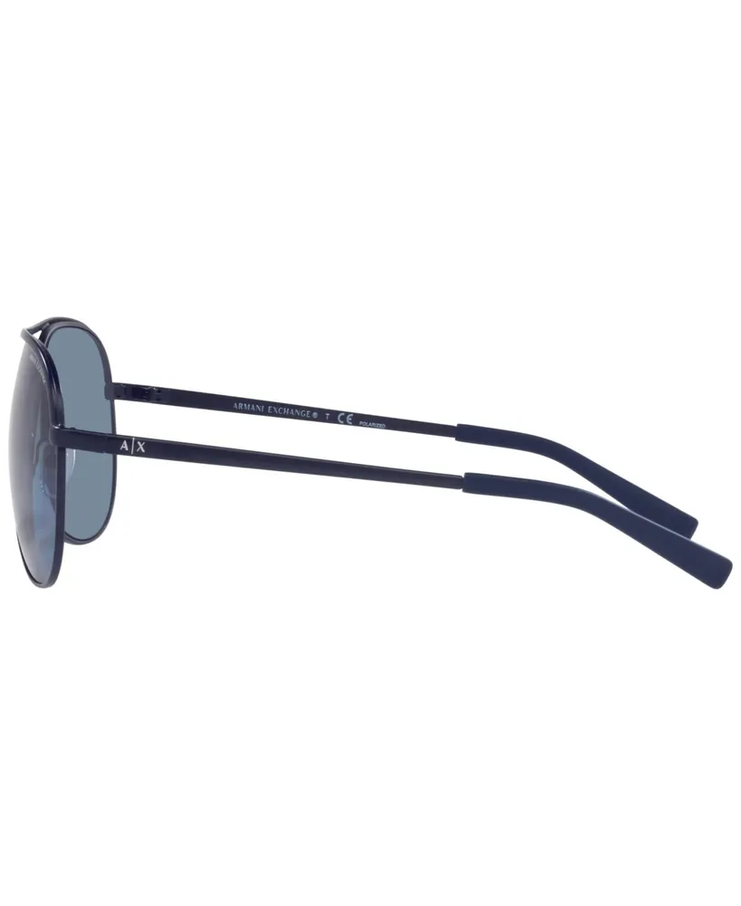 A|X Armani Exchange Unisex Polarized Sunglasses, AX2002 61