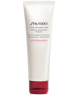 Shiseido Deep Cleansing Foam (For Oily to Blemish-Prone Skin), 4.2-oz.