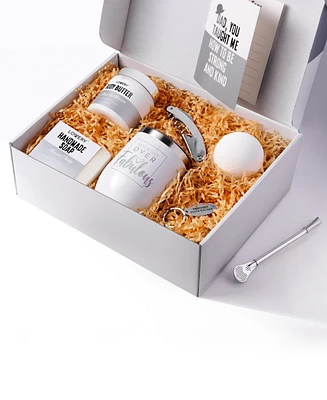 Gifts for Dad, Personalized Gifts for Men, Birthday and Thank You Gifts, Spa Gift Set, Body Care Basket, 9 Piece