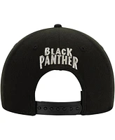 Men's Black New Era Black Panther Classic Logo 9FIFTY Adjustable Snapback Hat