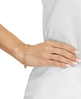 Lightweight Mariner Link Chain Bracelet in 10k Gold