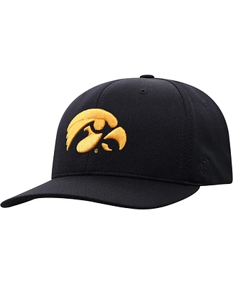 Men's Top of The World Black Iowa Hawkeyes Reflex Logo Flex Hat