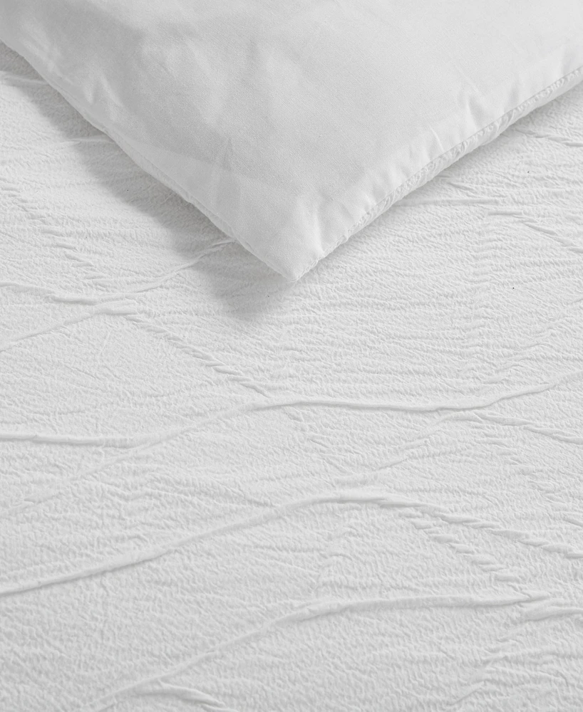 Vera Wang Abstract Crinkle 3-Pc. Comforter Set