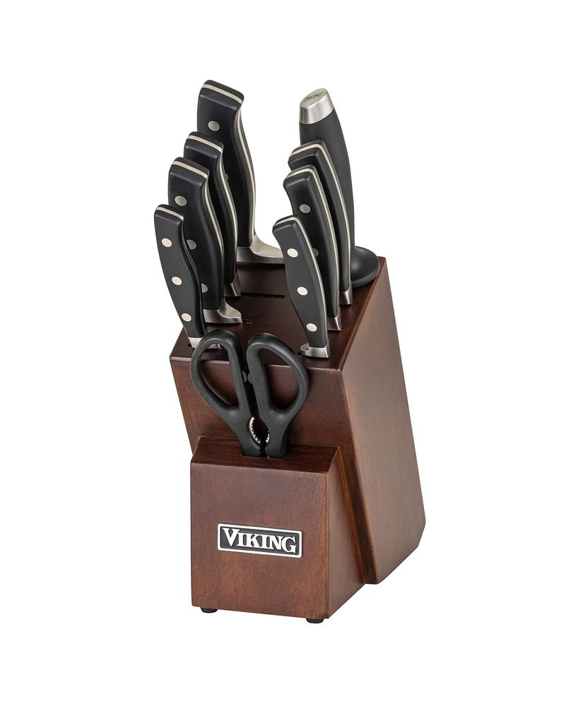 Viking 10 Piece True Forged Cutlery Block Set