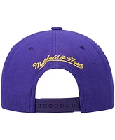 Men's Mitchell & Ness Purple and Gold Los Angeles Lakers Team Two-Tone 2.0 Snapback Hat