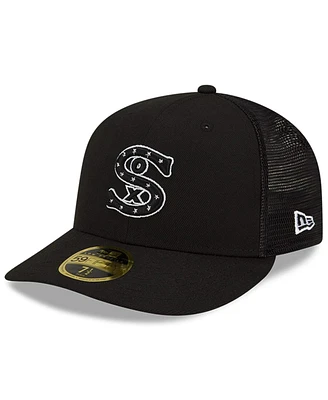 Men's New Era Black Chicago White Sox 2022 Batting Practice Low Profile 59FIFTY Fitted Hat