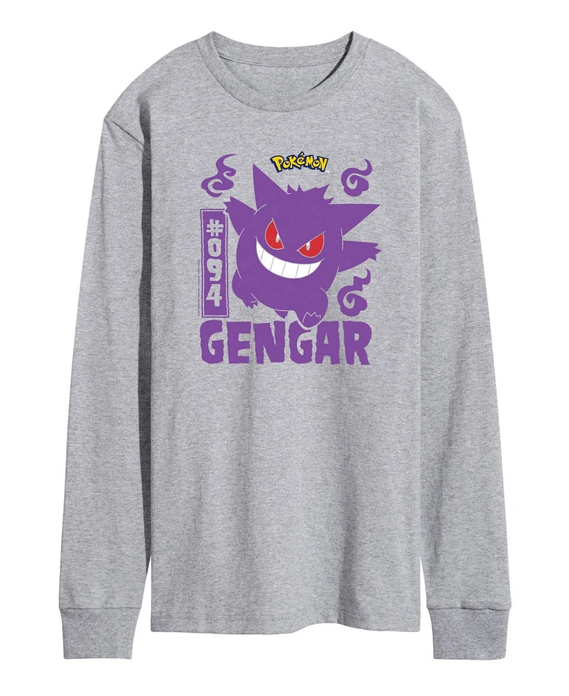 Men's Pokemon Gengar Long Sleeve T-shirt