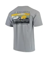 Men's Gray Ucf Knights Team Comfort Colors Campus Scenery T-shirt