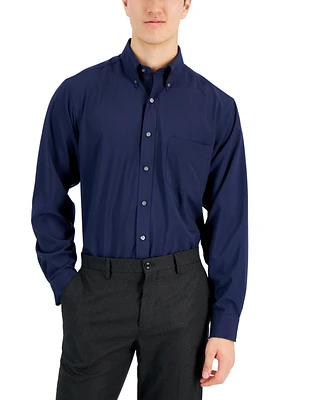Club Room Men's Regular Fit Traveler Dress Shirt, Created for Macy's