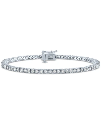 Diamond Skinny Tennis Bracelet (3/4 ct. t.w.) in Sterling Silver