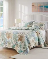 Greenland Home Fashions Atlantis Jade Quilt Sets