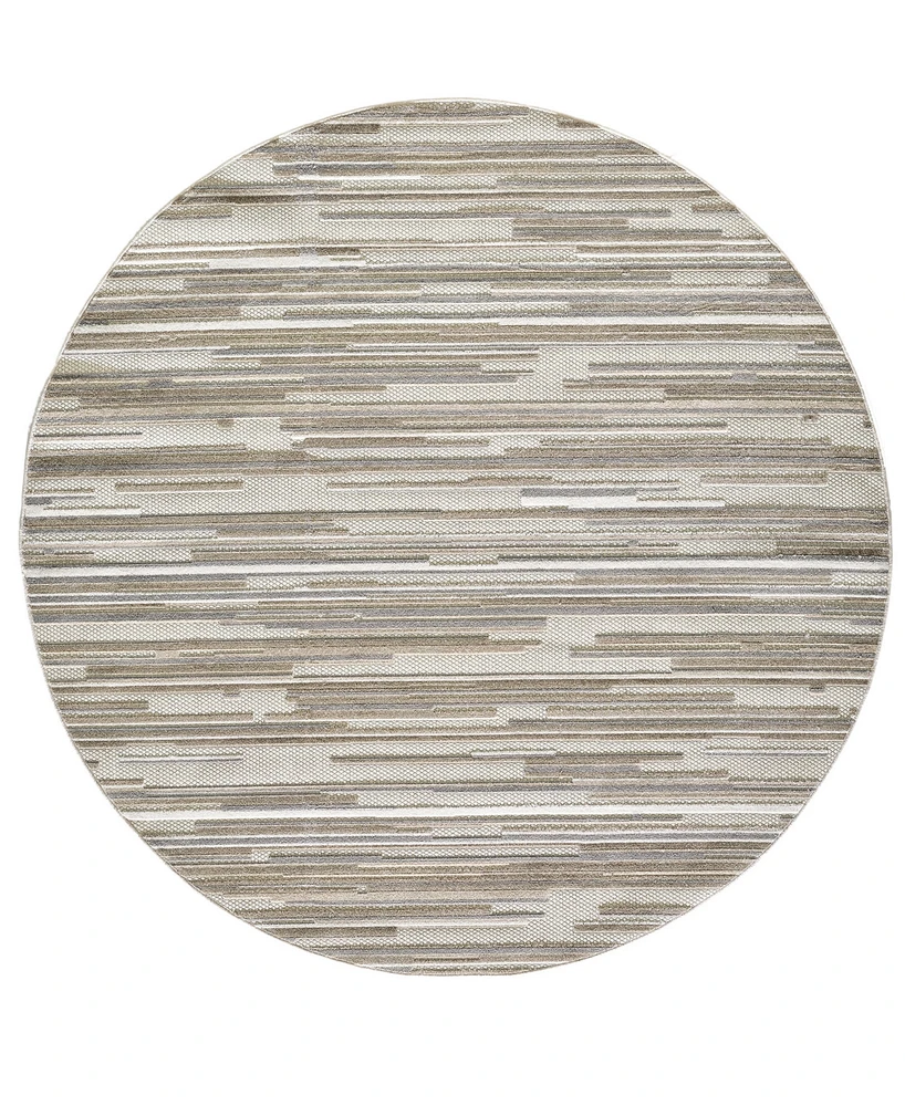 Kas Calla 7'10" x 7'10" Round Outdoor Area Rug