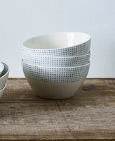 Noritake Hammock "Dots" All-Purpose Bowls, Set of 4