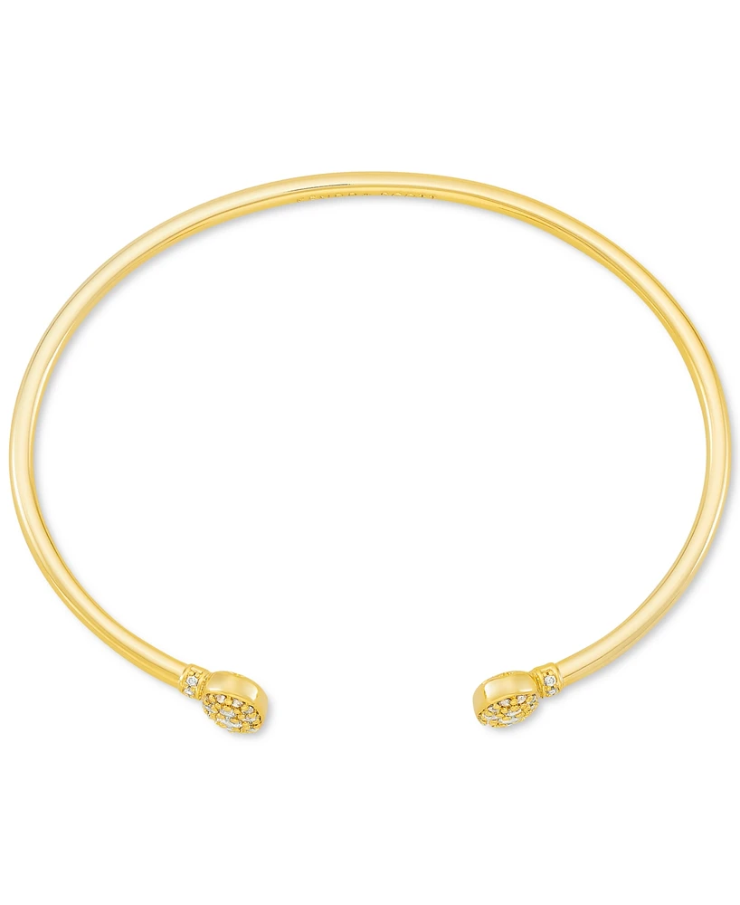 Kendra Scott Gold-Tone Crystal Grayson Cuff Bracelet