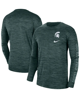 Men's Nike Green Michigan State Spartans Velocity Legend Team Performance Long Sleeve T-shirt