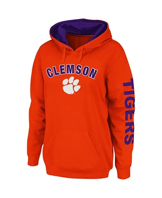 Women's Colosseum Orange Clemson Tigers Loud and Proud Pullover Hoodie
