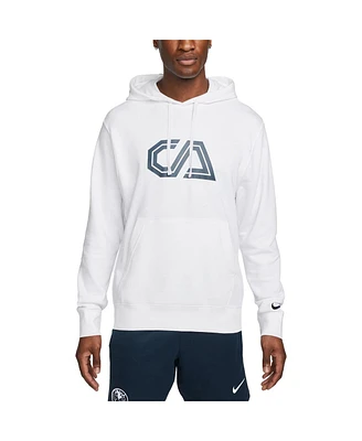 Men's Nike White Club America Fleece Pullover Hoodie