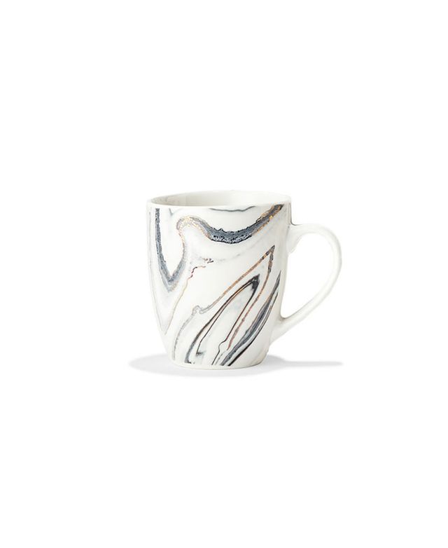 American Atelier Faux Marble Coupe Dinnerware Set, 16 Piece