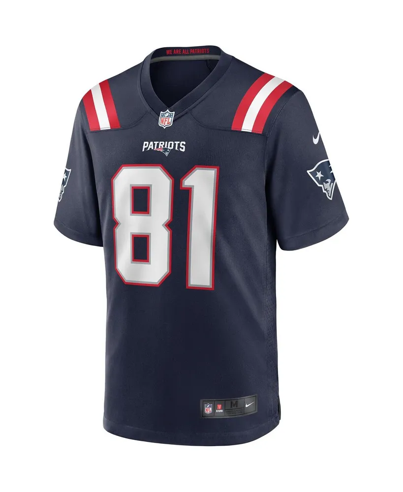 Men's Nike Randy Moss Navy New England Patriots Game Retired Player Jersey