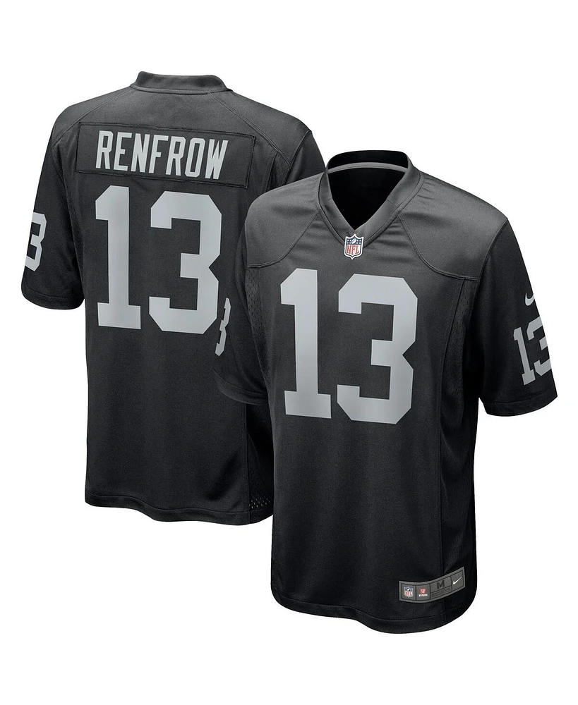 Men's Nike Hunter Renfrow Black Las Vegas Raiders Game Player Jersey