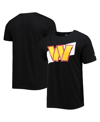Men's New Era Black Washington Commanders T-shirt