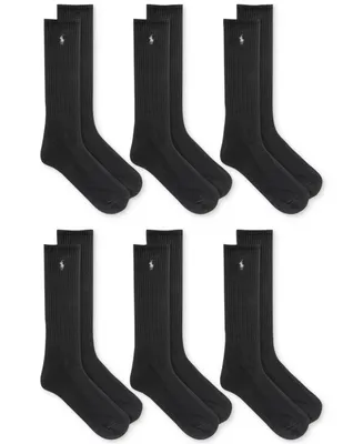 Polo Ralph Lauren Men's 6-Pk. Performance Sport Crew Socks