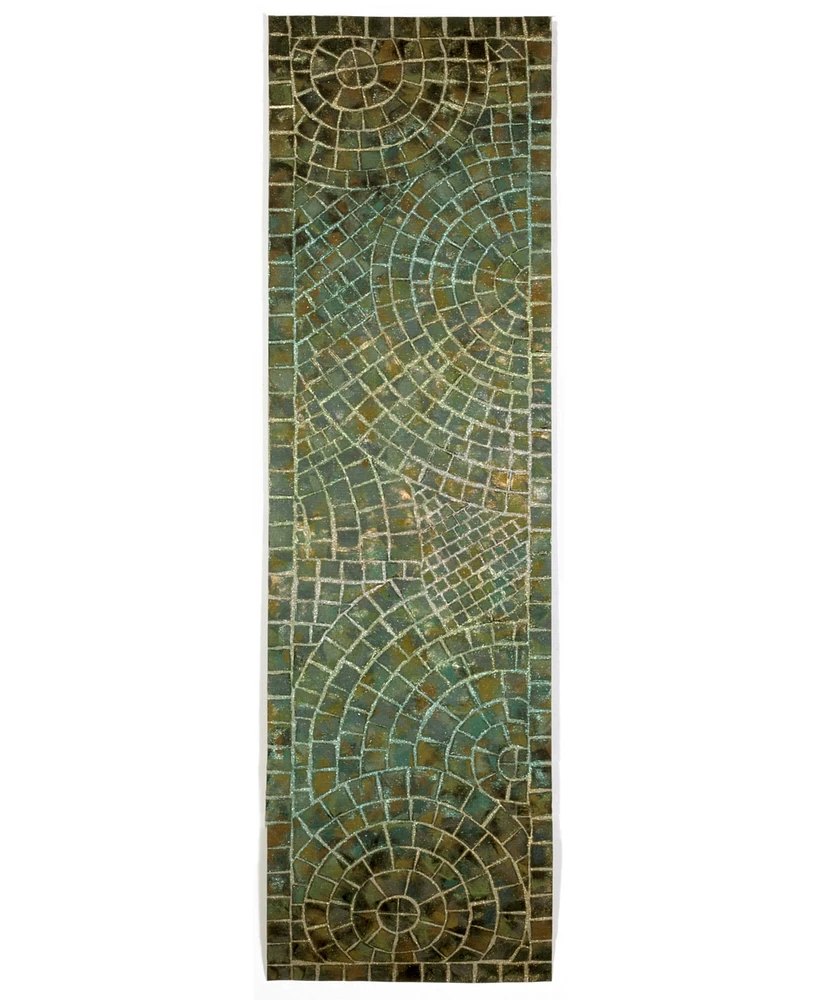 Liora Manne' Visions V Arch Tile 2'3" x 8' Runner Outdoor Area Rug