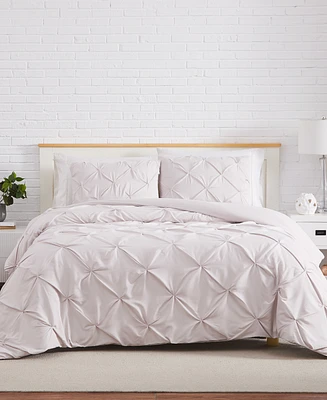 Southshore Fine Linens Pintuck 2 Piece Duvet Cover Set, Twin/Twin Xl