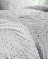 Southshore Fine Linens Dhara 2 Piece Textured Duvet Cover Set, Twin/Twin Xl