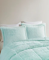 Intelligent Design Brielle Ombre Shaggy Faux Fur 2-Pc. Comforter Set, Twin/Twin Xl