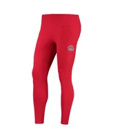 Women's ZooZatz Scarlet Ohio State Buckeyes Pocketed Leggings