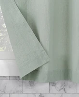 Washed Cotton Twist Tab Cafe Curtain Pair