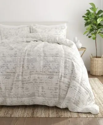 Ienjoy Home Ultra Soft Distressed Field Comforter Sets